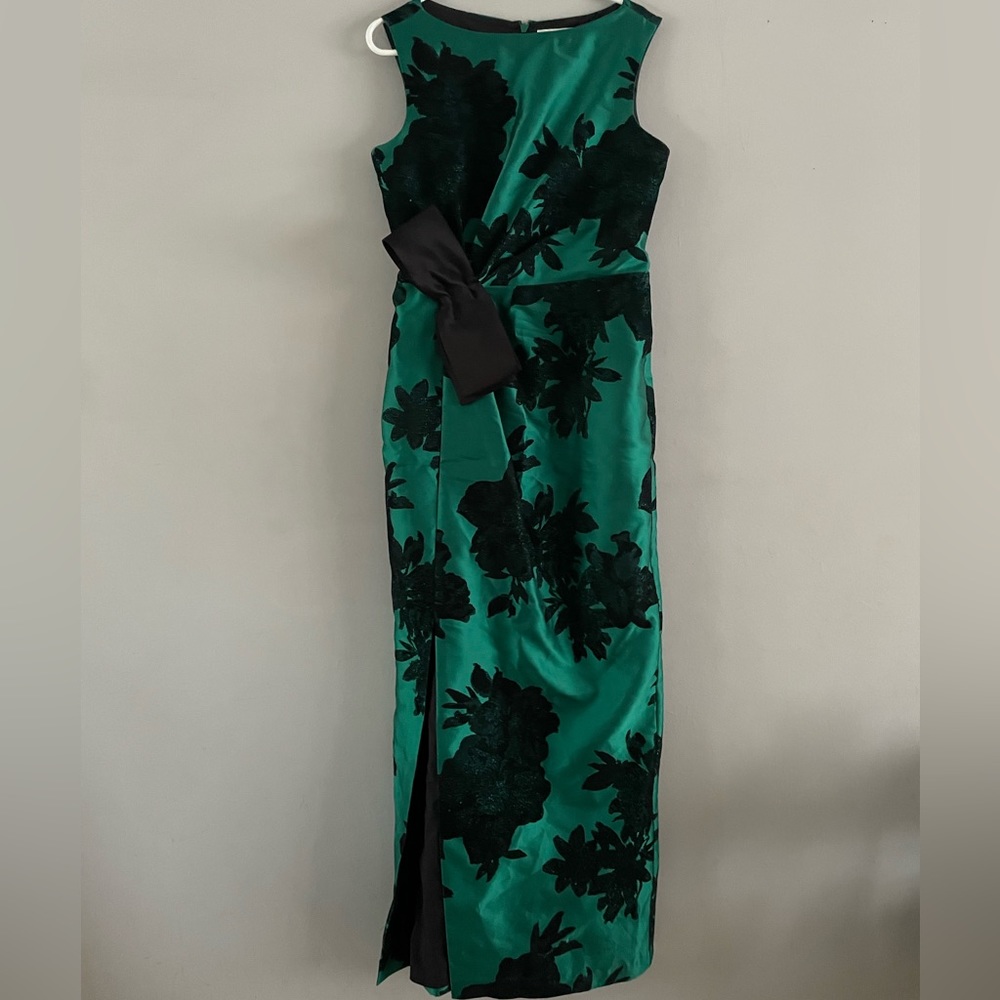 Kay Unger velvet floral ball gown size 14